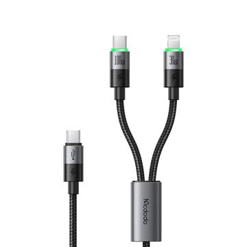 Mcdodo CA-6700 2-in-1 Fast Charging Cable - USB-C, Lightning - 1.5m