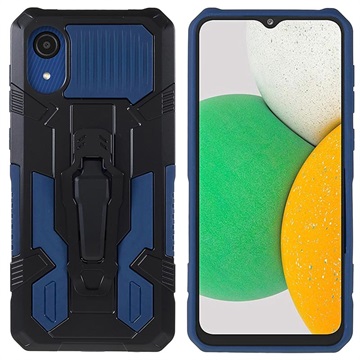 Projekt Mechwarrior Samsung Galaxy A03 Core Hybrid Cover - Blue / Black