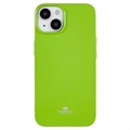 iPhone 14 Plus Mercury Goospery Glitter TPU Case - Zelená