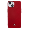 iPhone 14 Plus Mercury Goospery Glitter TPU Case - Červené