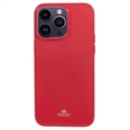 iPhone 15 Pro Mercury Goospery Glitter TPU Case - Horká růžová