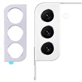 Samsung Galaxy S22 5G/S22+ 5G Kovový Chránič Objektivu Fotoaparátu - Stříbrný