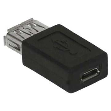 MicrousB samice / USB ženský adaptér