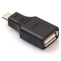 MicroUSB / USB 2.0 OTG Adaptér - Černý
