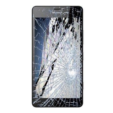 Microsoft Lumia 950 LCD a oprava dotykové obrazovky - černá