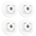 Mini Adhesive Wheels for Furniture - 4 Pcs.