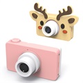 Mini HD digitální fotoaparát pro děti D8 - 8MP - Pink / Deer
