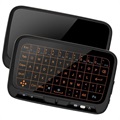 Mini Wireless Keyboard & Touchpad H18+ - 2,4 GHz - černá