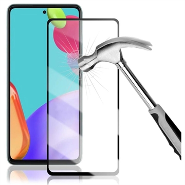 Samsung Galaxy A52 5G/A52S 5G/A53 5G Ochranná Fólie Mocolo Full Size - 9H - Černá Hrana
