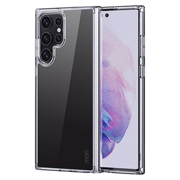 Mofi Nárazuvzdorný Samsung Galaxy S23 Ultra 5G TPU Pouzdro - Průhledná