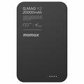 Momax Q.Mag X2 20000mAh Magnetic Wireless Power Bank - Black