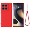 Motorola Edge (2025) Liquid Silicone Case with Hand Strap