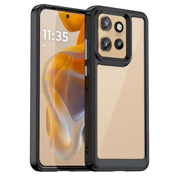 Motorola Edge 50 Neo/Moto S50 Anti-Shock Hybridní Pouzdro - Černá