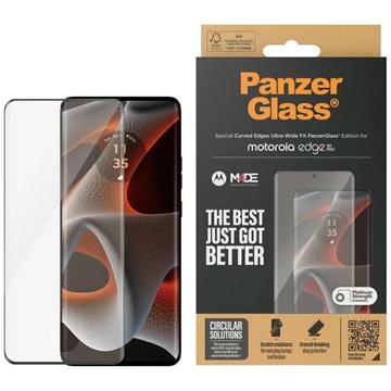 Ochranné tvrzené sklo Motorola Edge 50 Pro/50 Ultra PanzerGlass Ultra-Wide Fit EasyAligner - Černá hrana