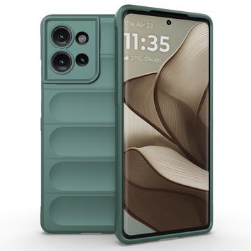 Rugged Motorola Edge 50 TPU Pouzdro - Zelená