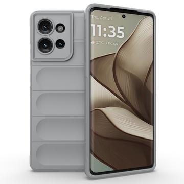 Rugged Motorola Edge 50 TPU Pouzdro - Světle šedá