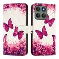 Motorola Edge 60 Pro Wonder Series Wallet Case - Rose Butterflies