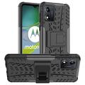 Motorola Moto E13 Anti -Slip Hybrid Case s Kick Stand - černá