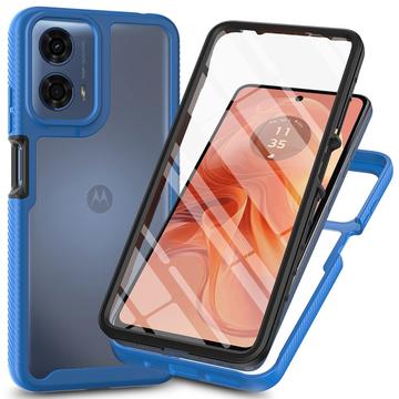 Motorola Moto E14/G24/G04/G04s 360 Protection Series Case - Blue / Clear