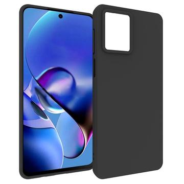 Motorola Moto G54 Matné Pouzdro TPU Proti Otiskům Prstů - Černé