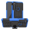 Motorola Moto G8 Power Anti -Slip Hybrid pouzdro s Kick Stand - Blue / Black
