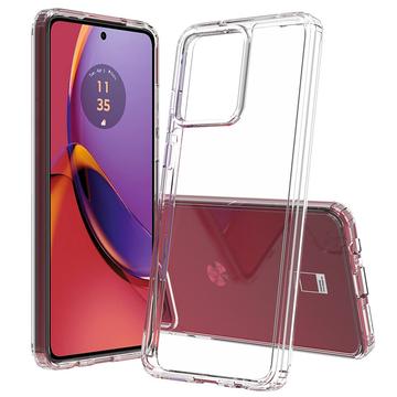 Motorola Moto G84 Odolné Proti Poškrábání Hybridní Pouzdro - Průhledný