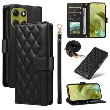 Motorola Moto G86 Luxury Quilted Wallet Case