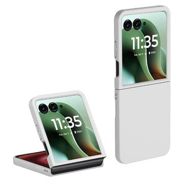 Motorola Razr 60 Ultra Pogumované Plastové Pouzdro - Bílý