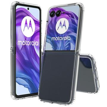 Motorola Razr 60 Ultra Odolné Proti Poškrábání Hybridní Pouzdro - Průhledný