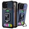 Multifunkční 4-in-1 iPhone 13 Mini Hybrid Case-Navy Blue