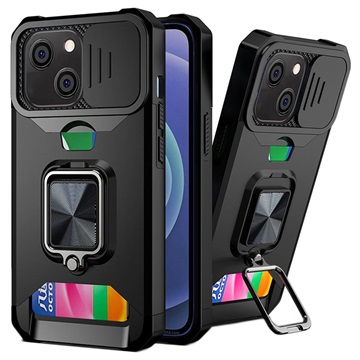 Multifunkční Hybridní pouzdro 4-in-1 iPhone 13-černá