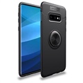 Samsung Galaxy S10+ Magnetic Ring Grip Case - černá
