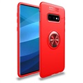 Samsung Galaxy S10+ Magnetic Fing Grip Case - červená