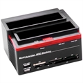Multifunkční USB 2.0 až SATA/IDE Docking Station (Otevřený box vyhovující) - černá