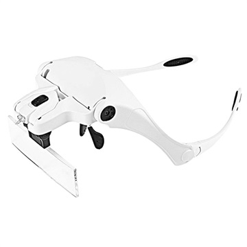 Víceúčelové zvětšovací brýle s LED světlem