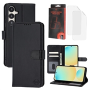 Samsung Galaxy S24 FE MyTPhone CardMate Leather Wallet Case - Black