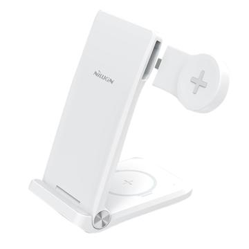 Bezdrátová Nabíječka Nillkin Powertrio 3 v 1 s Nabíječkou Chytrých Hodinek Samsung