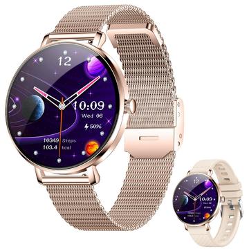 NX21 Health Monitoring Women Smartwatch - Bluetooth 5.3 & IP68