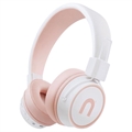 Bluetooth Sluchátka Niceboy Hive 3 Joy Sakura - Bílá / Růžová
