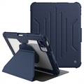 Nillkin Bumper iPad (2022) Smart Folio Case - modré / průhledná