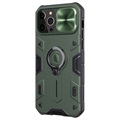 Hybridní pouzdro Nillkin Camshield Armor iPhone 12/12 - zelená