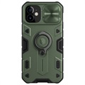 Nillkin Camshield Armor iPhone 12 Mini Hybrid Case - zelená