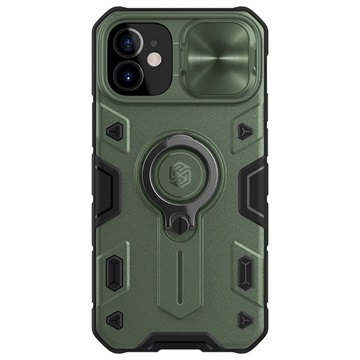 Nillkin Camshield Armor iPhone 12 Mini Hybrid Case - zelená