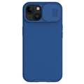 iPhone 15 Nillkin CamShield Pro Hybridní Pouzdro - Modrý