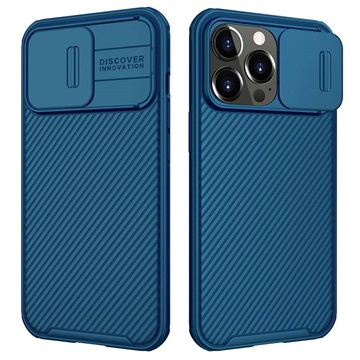Hybridní pouzdro Nillkin Camshield Pro iPhone 13 Pro - modrá