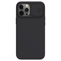 Nillkin Camshield Silky iPhone 12/12 Pro Silicone Case - černá
