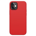 Nillkin Flex Pure iPhone 12 Mini Liquid Silicone pouzdro - červená