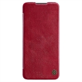 Nillkin Qin Samsung Galaxy A34 5G Flip pouzdro se slotem karty - Červené