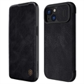 iPhone 15 Plus Nillkin Qin Pro Flip Pouzdro - Černá