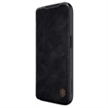 Nillkin Qin Pro iPhone 15 Pro Flip Case - černá